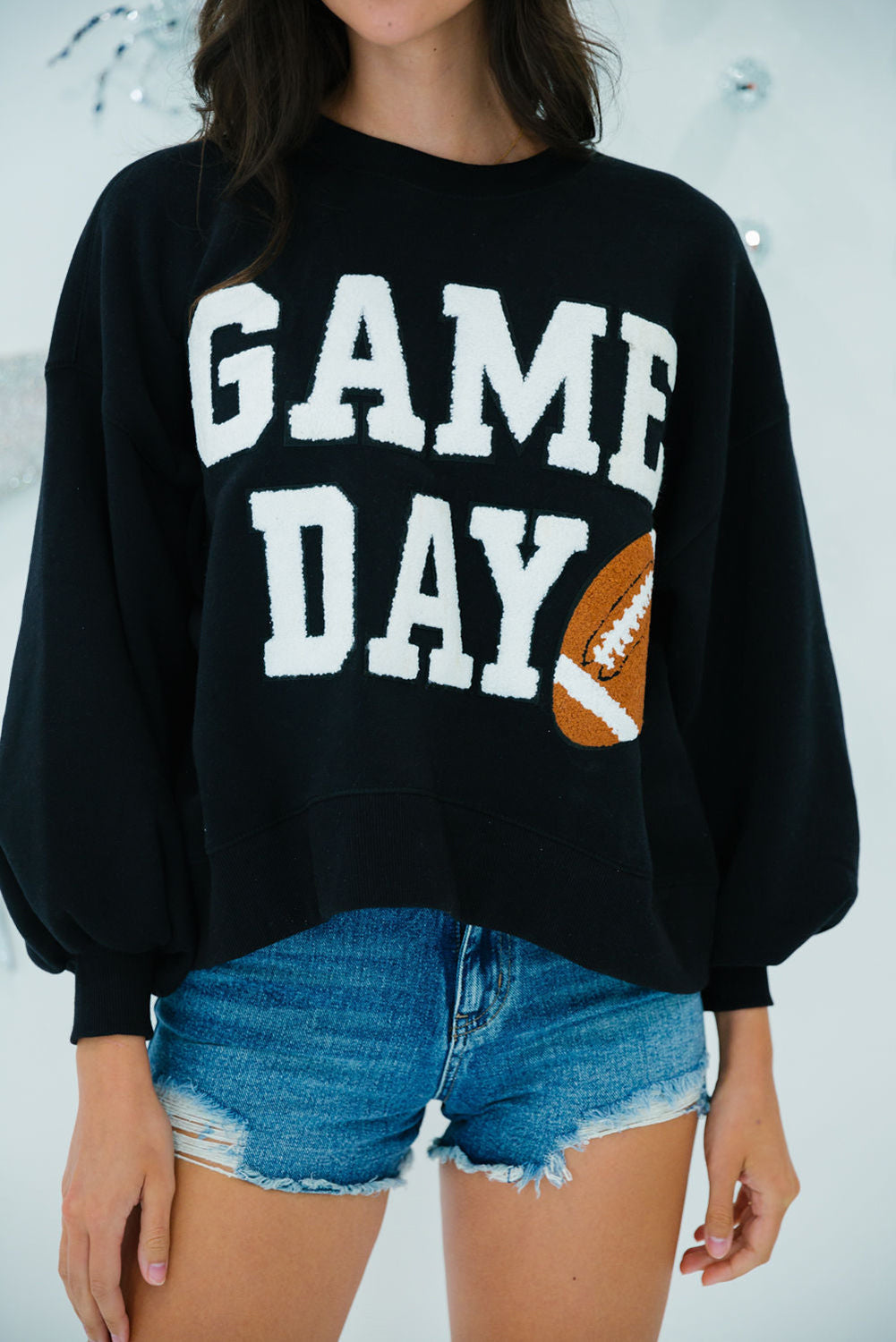 Varsity “Game Day” Graphic Pullover Sweatshirt