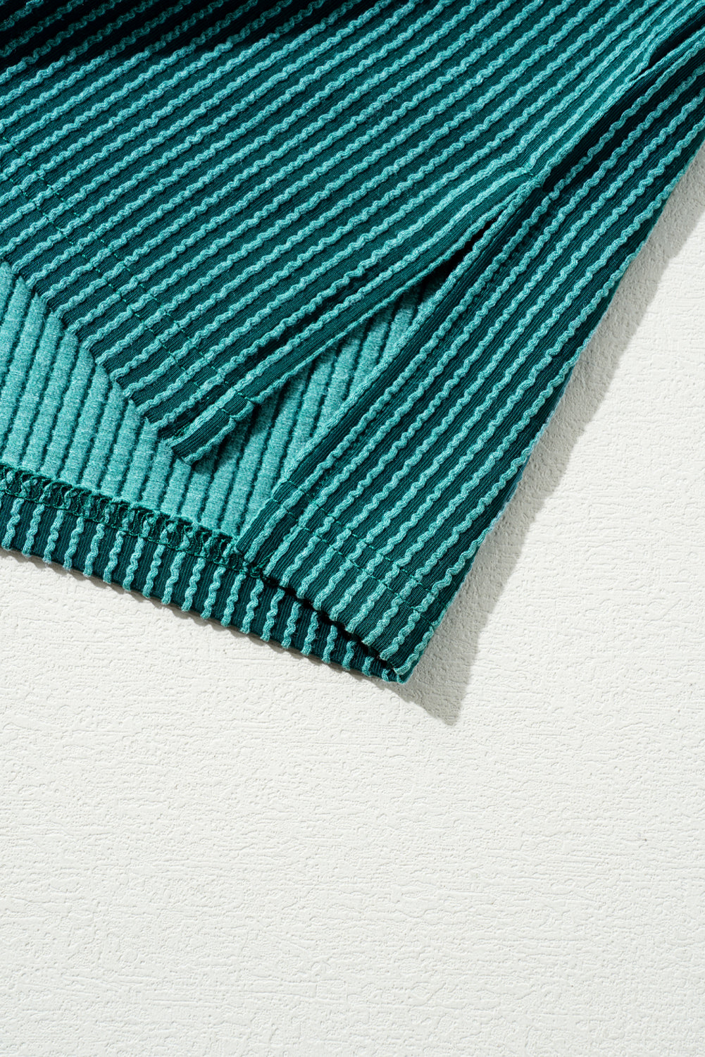 Green Merry Graphic Corded Batwing Sleeve Knit Top