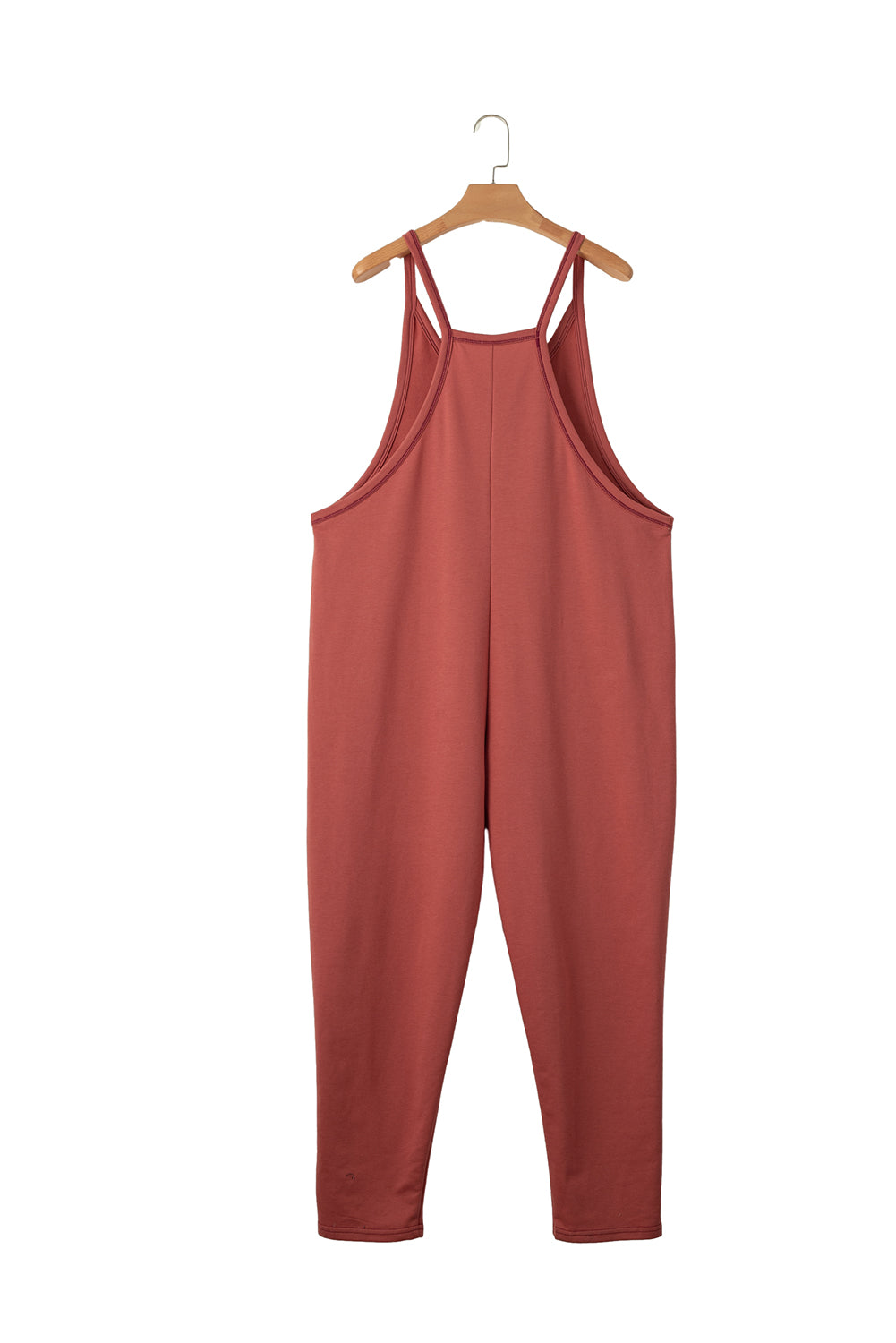 Solid Loose Fit Harem Jumpsuit
