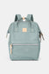 Himawari Water Resistant Canvas Backpack Bag with Side Pockets