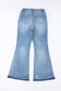 Blue Light Wash High Waisted Bell Bottom Jeans