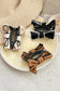 Chestnut Contrast Color Bow Hair Claw Clip