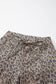 Leopard Print Wide-Leg Jeans with Drawstring Waist & Side Pockets