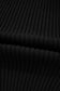Black Ribbed Knit Cold Shoulder Choker Neck Sweater