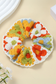 Yellow Crochet Flower Hair Scrunchie