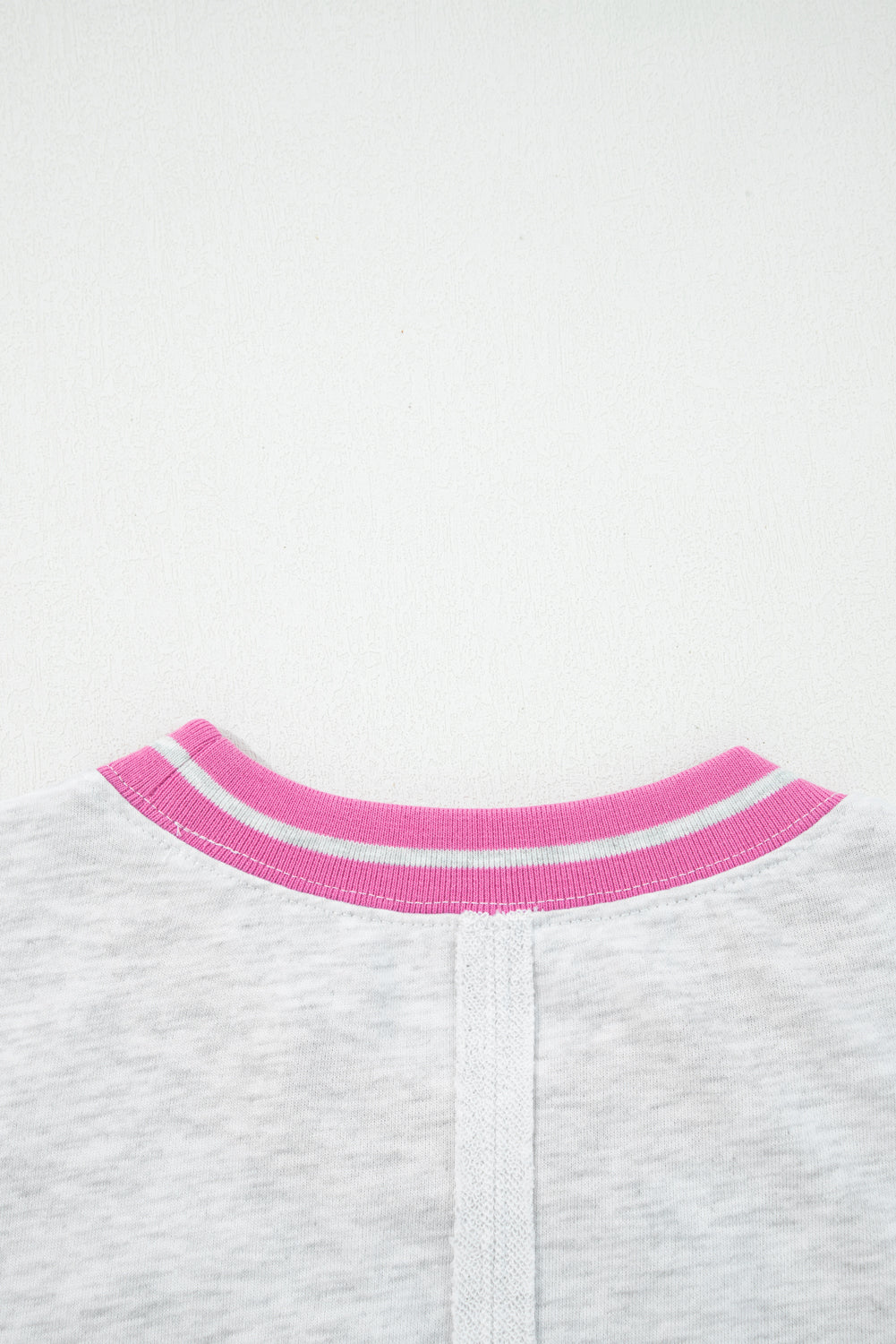 Flower Power Contrast Trim Crewneck Sweatshirt