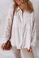 Lace Patchwork Cotton Gauze Shirt with Button Detail