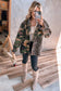 Leopard Camouflage Patchwork Oversized Shacket