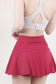 High Waist Pleated Active Skirt