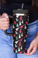 Black Christmas Tree Printed 40oz Tumbler Cup
