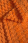 Orange Large Soft Fleece Textured Throw Blanket
