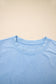 Two Piece Mineral Wash Cotton Tank Top Lined Split Skirt Set