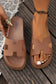 Cutout Open Toe Platform Slide Sandals