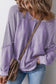 Exposed Seam Long Sleeve Sweatshirt