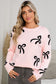 Blush Bow Knit Sweater