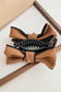 Chestnut Contrast Color Bow Hair Claw Clip
