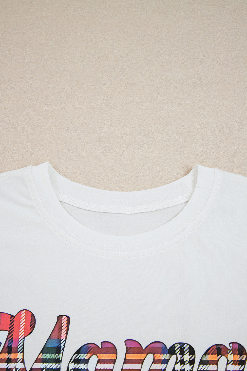 Mama Claus Plaid Letter Tee Nutcracker Shorts Two Piece Pajama Lounge Set