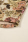 Floral Waffle Knit Patchwork Chest Pockets Buttoned Jacket