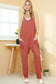 Solid Loose Fit Harem Jumpsuit