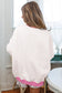 Colorblock Drop Shoulder Pullover & Drawstring Shorts Set
