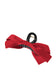 Black Solid Color Ribbon Bow Decor Hair Clip