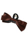 Black Solid Color Ribbon Bow Decor Hair Clip