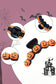 Orange Halloween Pumpkin Hair Claw Clip