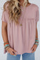 Frill Round Neck Short Sleeve T-Shirt