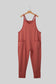 Solid Loose Fit Harem Jumpsuit
