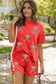 Orange Twisted Ribbed Sequin Baseball Patched 2pcs Short Set