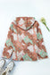 Vintage Floral Printed Sherpa Lined Hooded Jacket