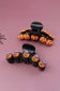 Orange Halloween Pumpkin Hair Claw Clip