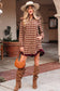 Red Plaid Print Ruffled Long Sleeve Patchwork Hem Mini Shirt Dress