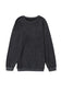 Green Ribbed Round Neck Drop Sleeve Pullover Sweatshirt