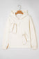 Oversized Bow Hoodie – Creamy White