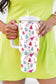 White Christmas Tree Printed 40oz Tumbler Cup
