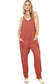 Solid Loose Fit Harem Jumpsuit