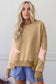 Star Patchwork Colorblock Oversized Sweatshirt