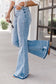 Blue Light Wash High Waisted Bell Bottom Jeans