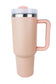 Stainless Steel Tumbler with Upgraded Handle and Straw