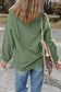 Green Candy Cane Patch Application Corded Baggy Sweatshirt