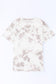 White Tie-dye Print Oversized Boyfriend T Shirt