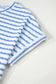 Coastal Stripe Lounge Set – Top & Pocket Shorts