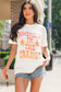White "Something In The Orange" Graphic Crew Neck T-Shirt