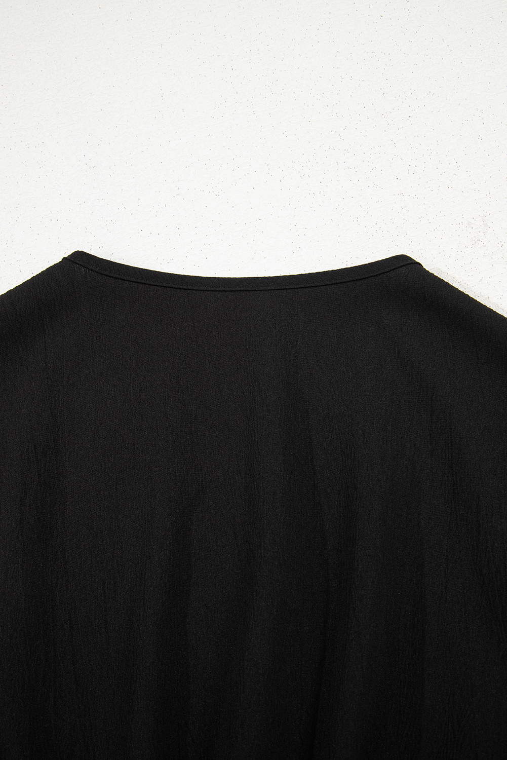 Black Knot Waist Sleeveless Top & Wide Leg Pants Two-Piece Set