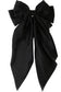 White Elegant Oversized Ribbon Bowknot Satin Hair Clip