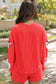 Corded Sequin Christmas Santa Claus Patch Application Pullover and Shorts Set