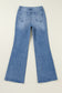 Ashleigh Blue Acid Wash Distressed Wide Leg High Waist Jeans