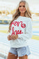 Round Neck Long Sleeve Sweatshirt
