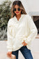 Oversized Bow Hoodie – Creamy White